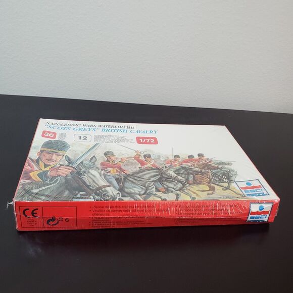 Esci Ertl 1/72 "Scots Greys" British Cavalry Waterloo 1815 Napoleonic Wars #217 - Picture 5 of 9
